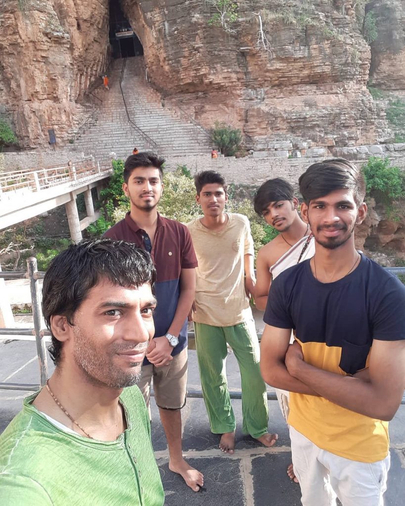 #Ancient #temple #hills #caves #rocks #redstone #candid #friends #travelbuddy #travels #traveler #traveling #travel #travelhunting&hellip;