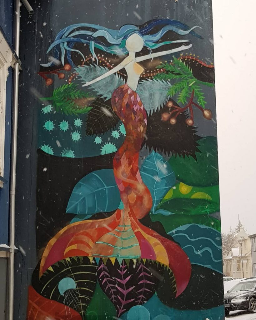 Beautifull streetart in reykjavik #iceland???????? #iceland #reykjavik #travelphotography #traveling #travelgram #travel #trip #voyage #fireandice…