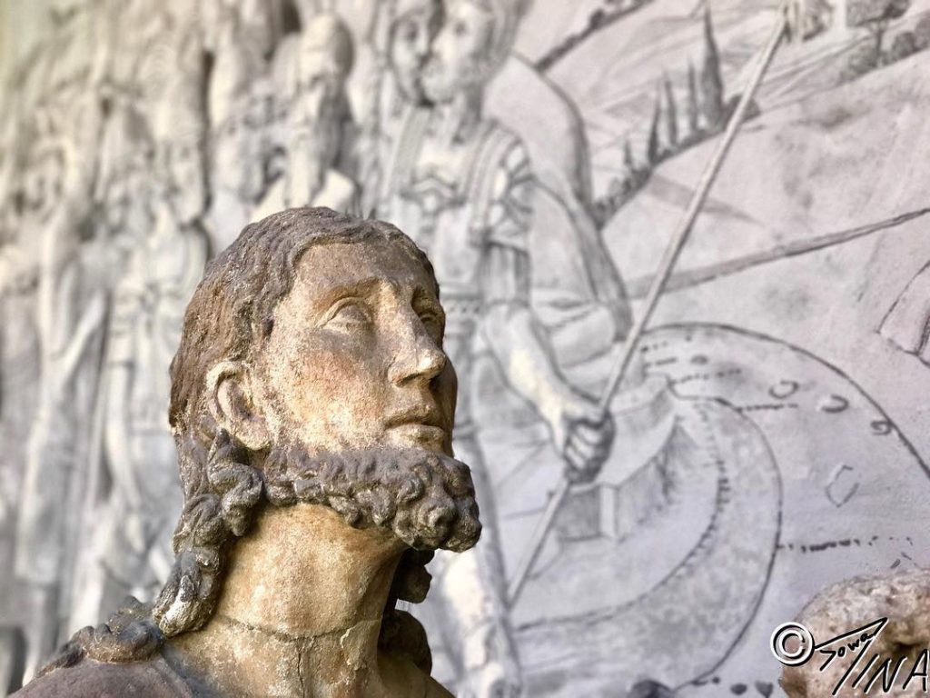 This statue looks look like a real person that was turned to stone ……