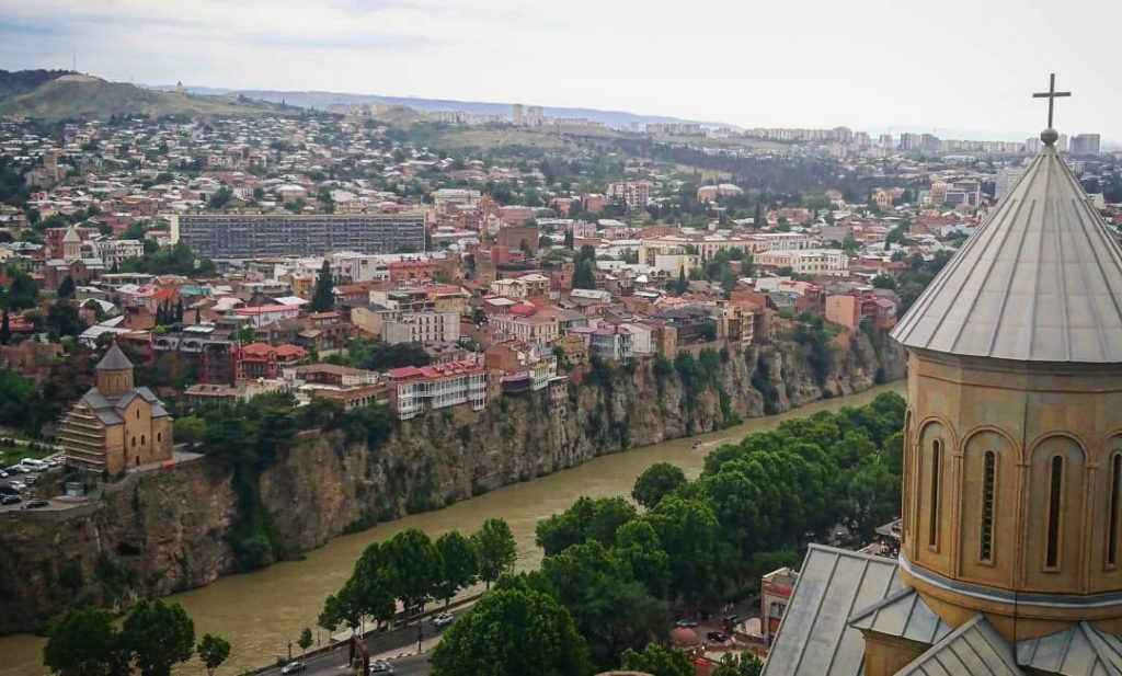 The view from the Narikala Fortress #tbilisi️ #tbilisilovesyou #Tbilisi #tbilisiphotographer #tbilisiphoto #tbilisiphotography #tbilisigeorgia #instaphotos&hellip;