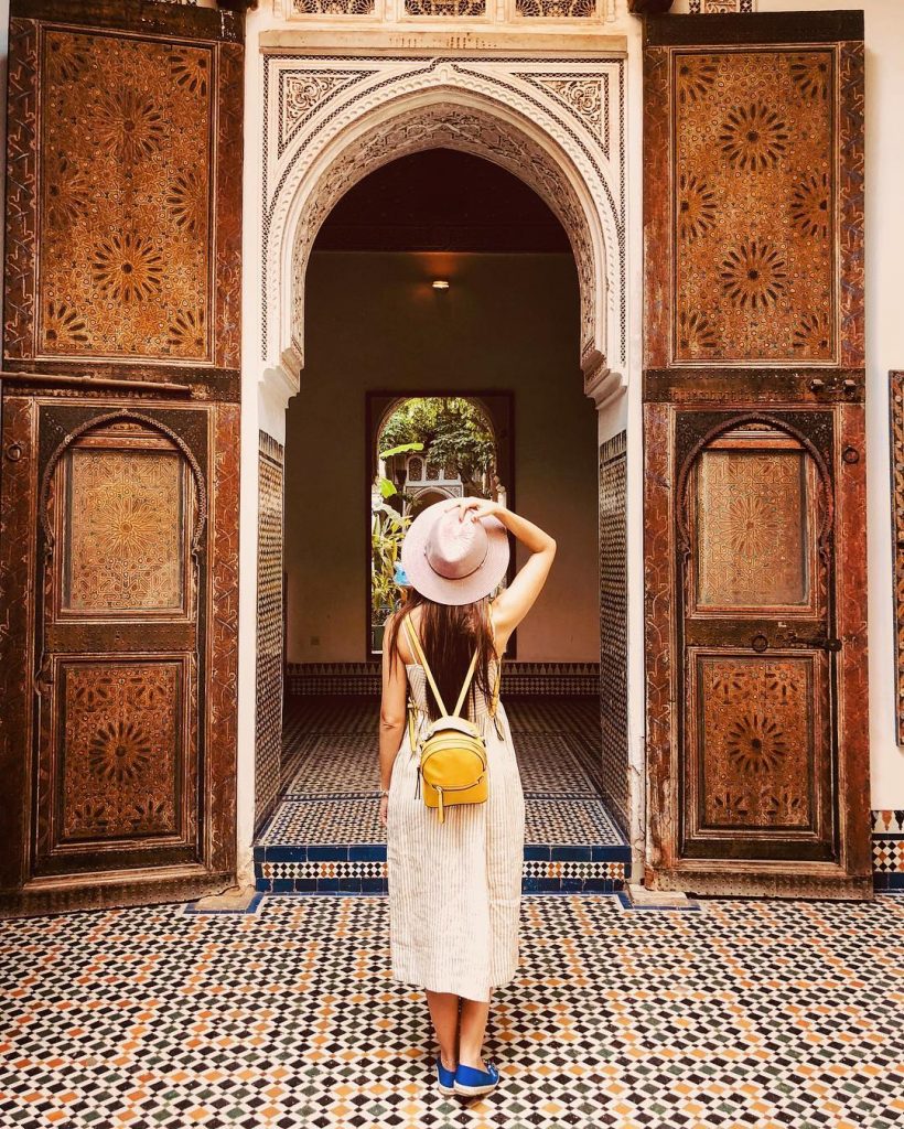 Welcome to Morocco مرحبا بك في المغرب ???????? . . . #palaisbahia #orientalstyle #details…