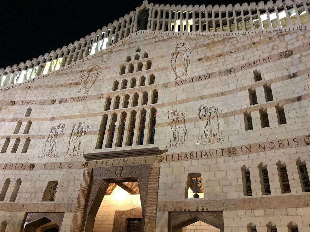 Walked around Nazareth town and made a visit to this awe-inspiring place, the Church&hellip;