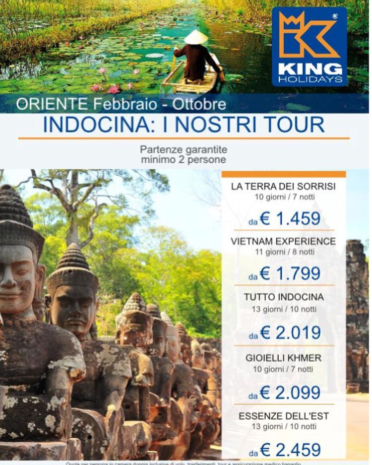 #Indocina. I tour di #KingHolidays #bluvacanze #agenziaviaggi #travel #travelblogger #travelgram #traveller #traveling #viaggio #viaggiare&hellip;