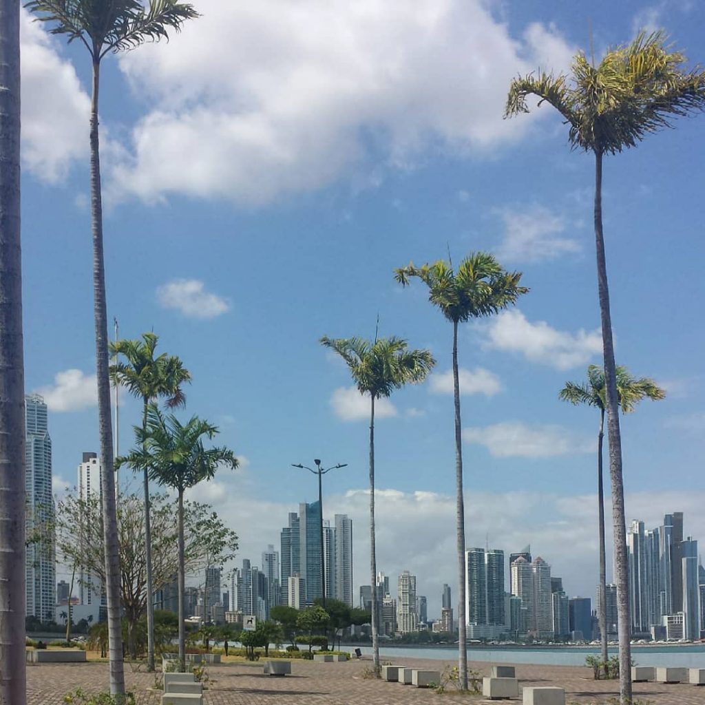 This is the beautiful waterfront park in Panama City. It’s such a great place…