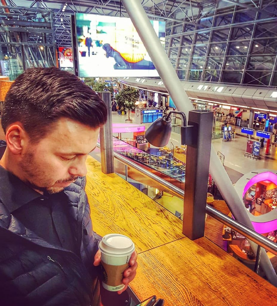 I love the atmosphere at airports