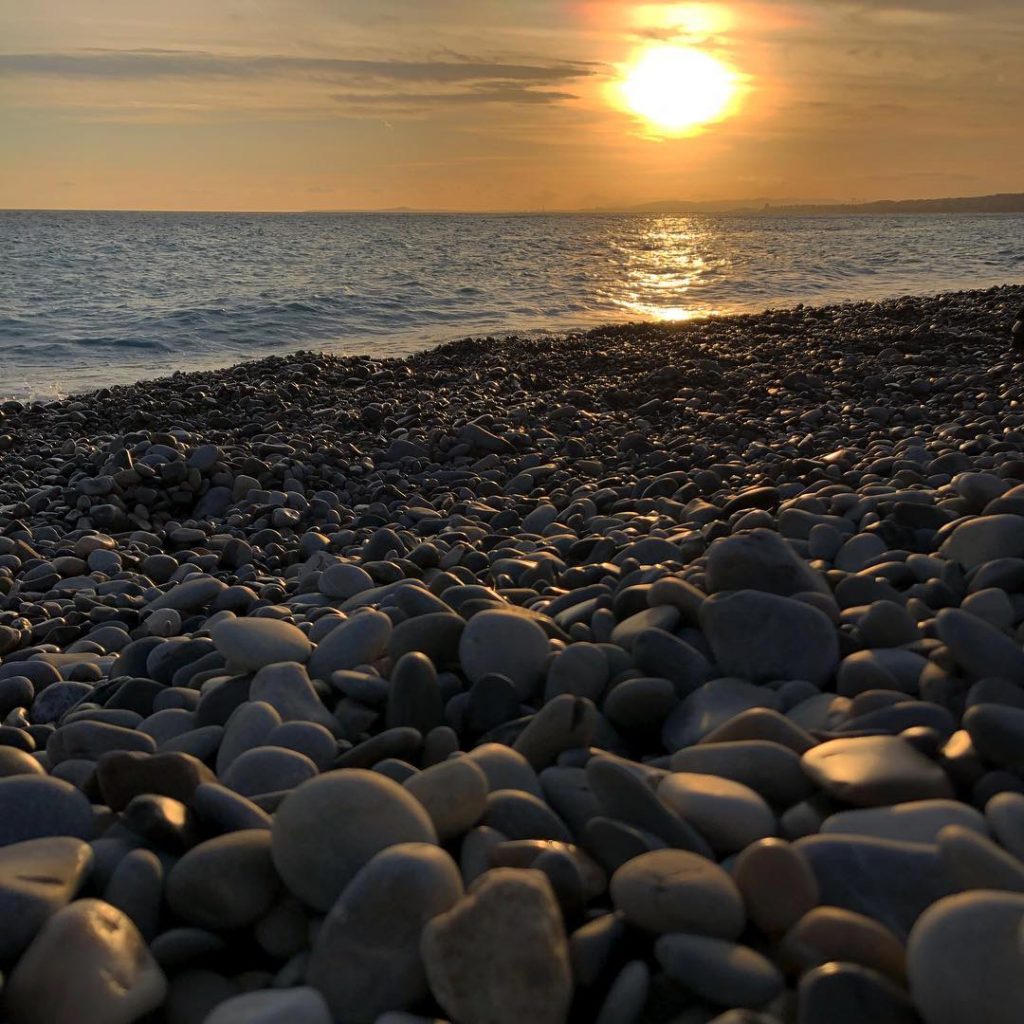 Sunset view from my eyes So mesmerizing evening in Nice,France . . . .&hellip;