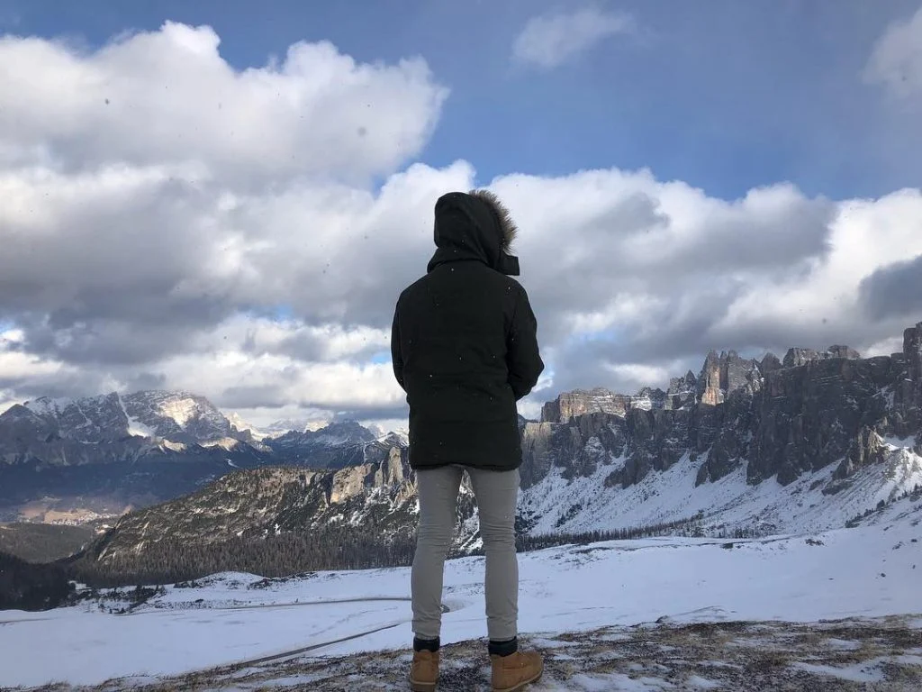 Just looking in awe at the jaggedness of the Dolomites, Italy ???????? • •&hellip;
