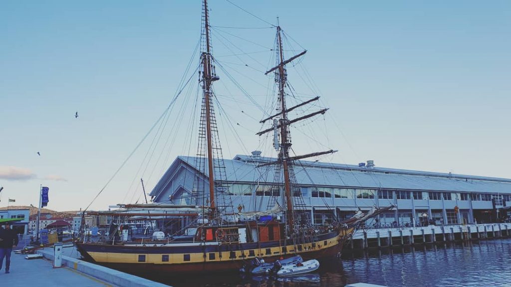 Looks like a pirate ship? Arrrr! #hobart #brookestreetpier