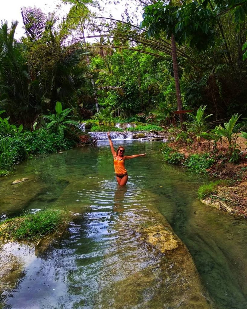 Welcome to the top of Cambugahay Falls in a stunning island called Siquijor .&hellip;