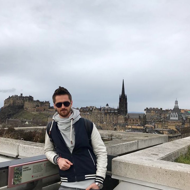 Rooftop views over Edinburgh