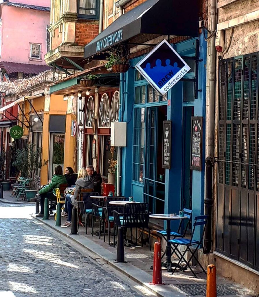 We love this colorful Istanbul neighborhood. Come, join us for a coffee. . .&hellip;