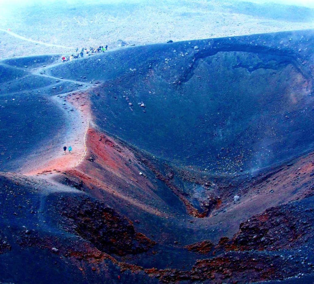 A walk on the top of Etna Volcano on Sicilia Spacer na szczycie wulkanu&hellip;