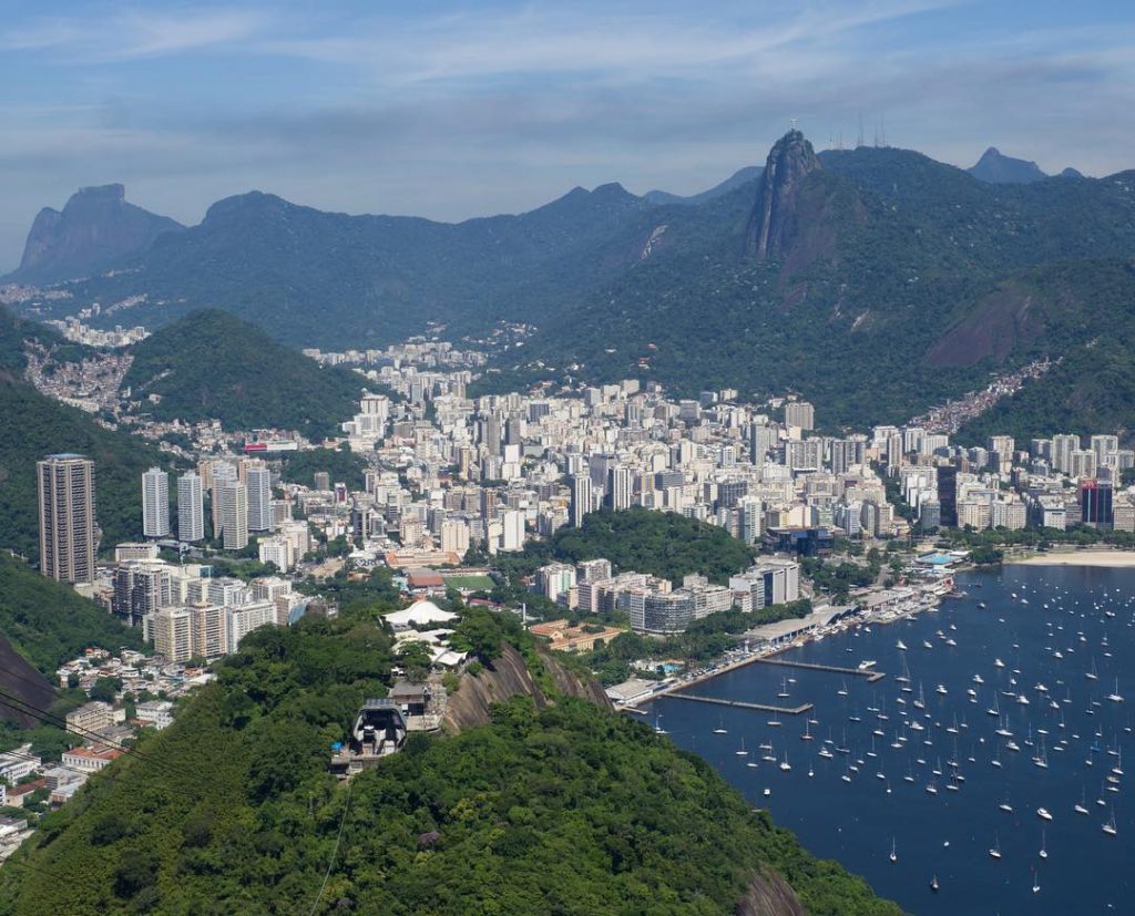 On top of the #riodejaneiro #rio #brazil #rj #awesome #mountains #southamerica #skyline #sugarloafmountain #travelholic&hellip;