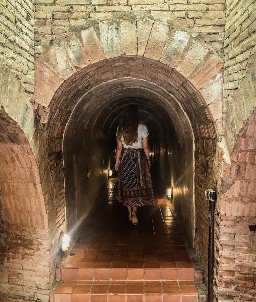 Wat Umong has this whole underground system of tunnels full of shrines and Buddha&hellip;