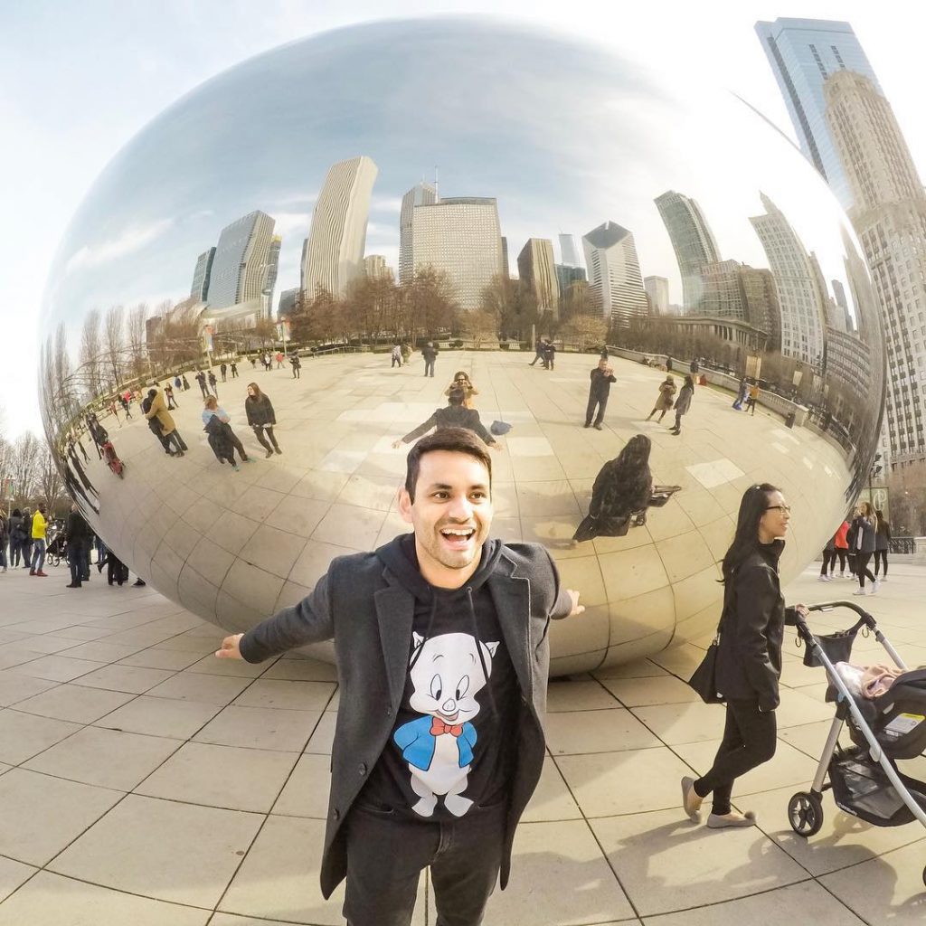 Siempre busca excusas para divertirte ‍️‍️ #labluekombi #chicago #milleniumpark #cloudgate #gopro #besomebody ⠀⠀⠀⠀⠀⠀⠀⠀⠀⠀⠀⠀ ⠀⠀⠀⠀⠀⠀⠀⠀⠀⠀⠀⠀&hellip;
