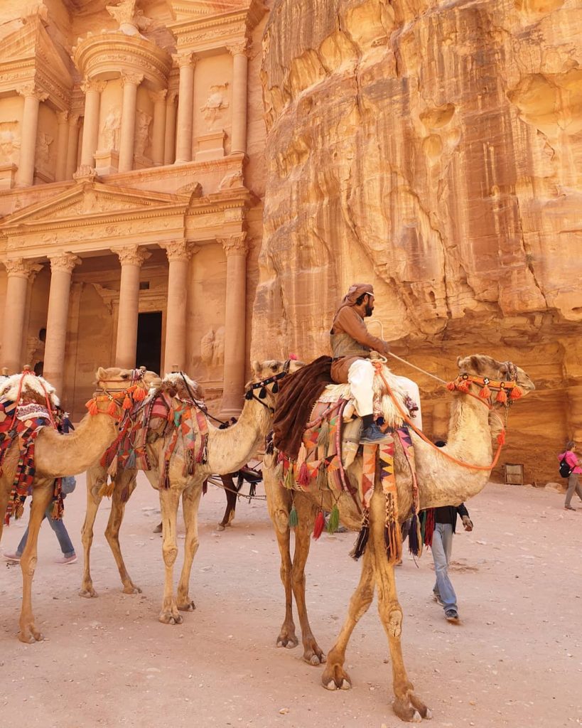 Today’s trip to beautiful Petra in Jordan – the rocky old city from 300…