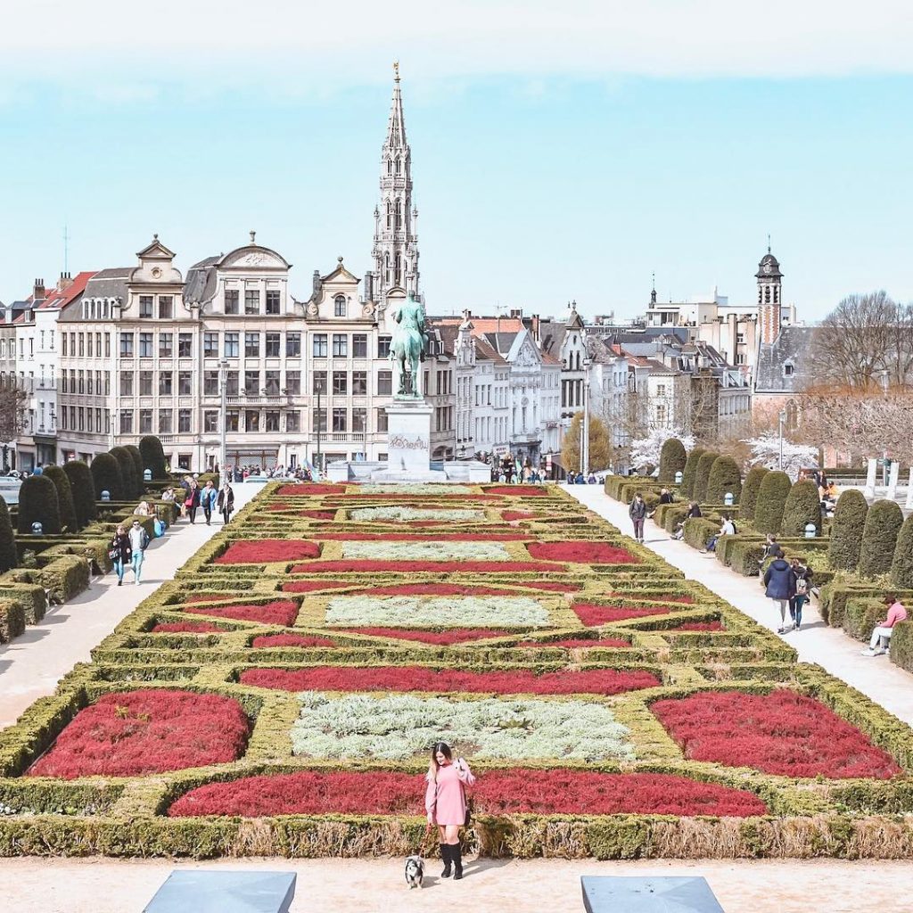 Fries, waffles, chocolate and a view like this, could Brussels get any better? ~…