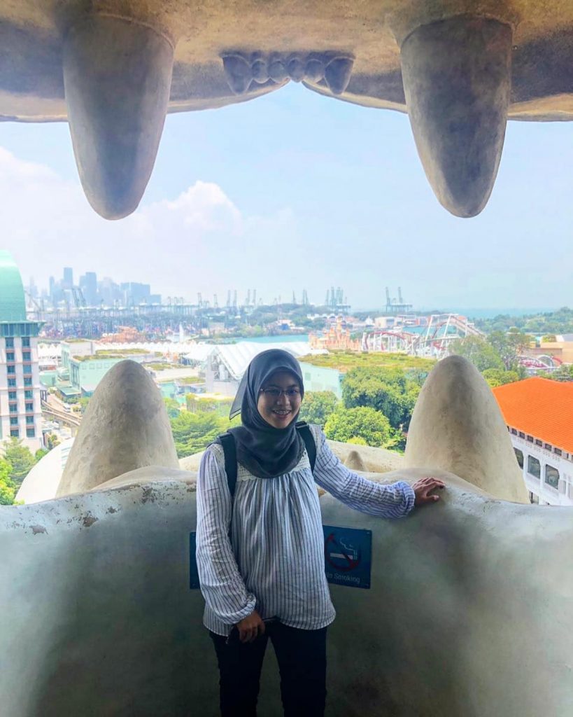 Mouth of the merlion tower . #travel #traveling #singapore #tower #sentosa #traveler #mouth #sentosaisland&hellip;