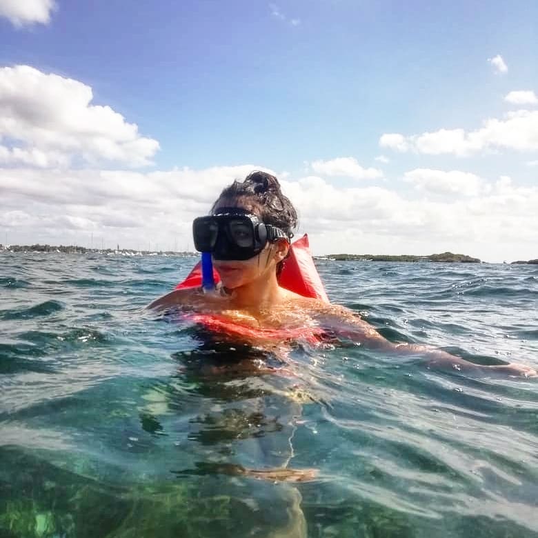 ???????? “Not all classrooms have 4 walls” snorkeling class in #islamujeres ° ° °…