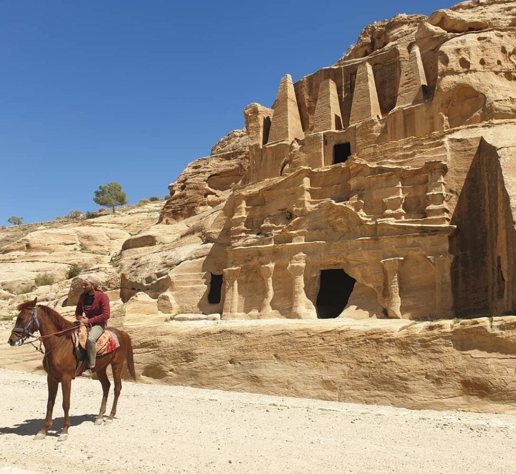 The rocky city Petra in Jordan from 300 year before Christ. Skalne miasto Petra…