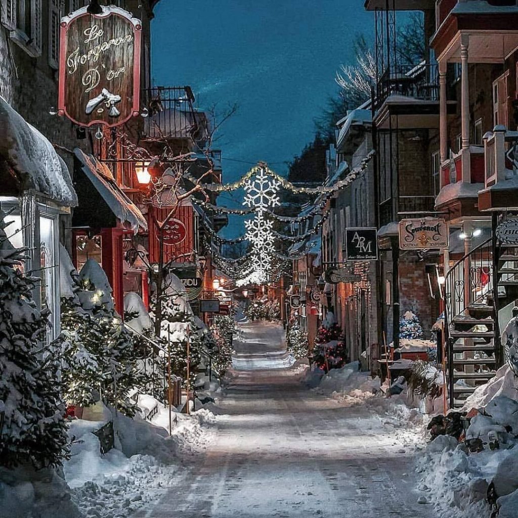 Winter in Quebec – Canada ️️️ Picture by @manucoveney #snt Tag a Friend Who…