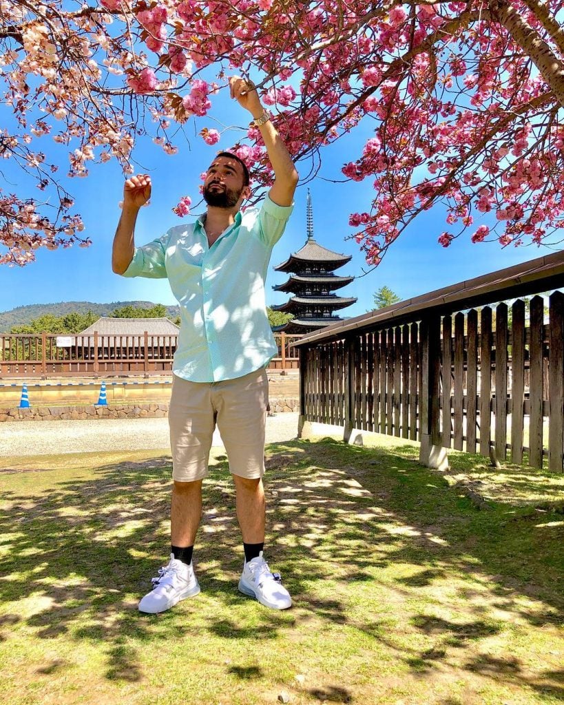 First time seeing cherry blossoms in person ????????