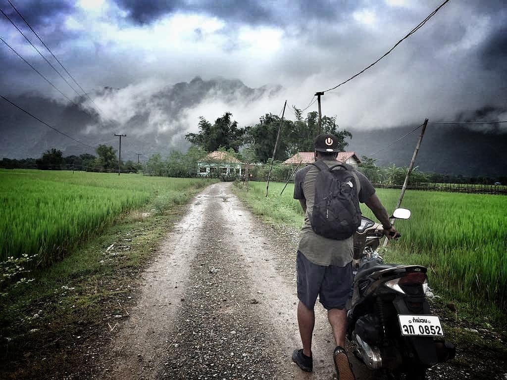 Laos???????? Stuff will breakdown in life but keep walking . . . . #Laos…