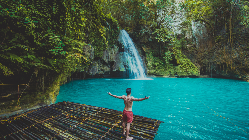 KAWASAN FALLS/island hopping philippines