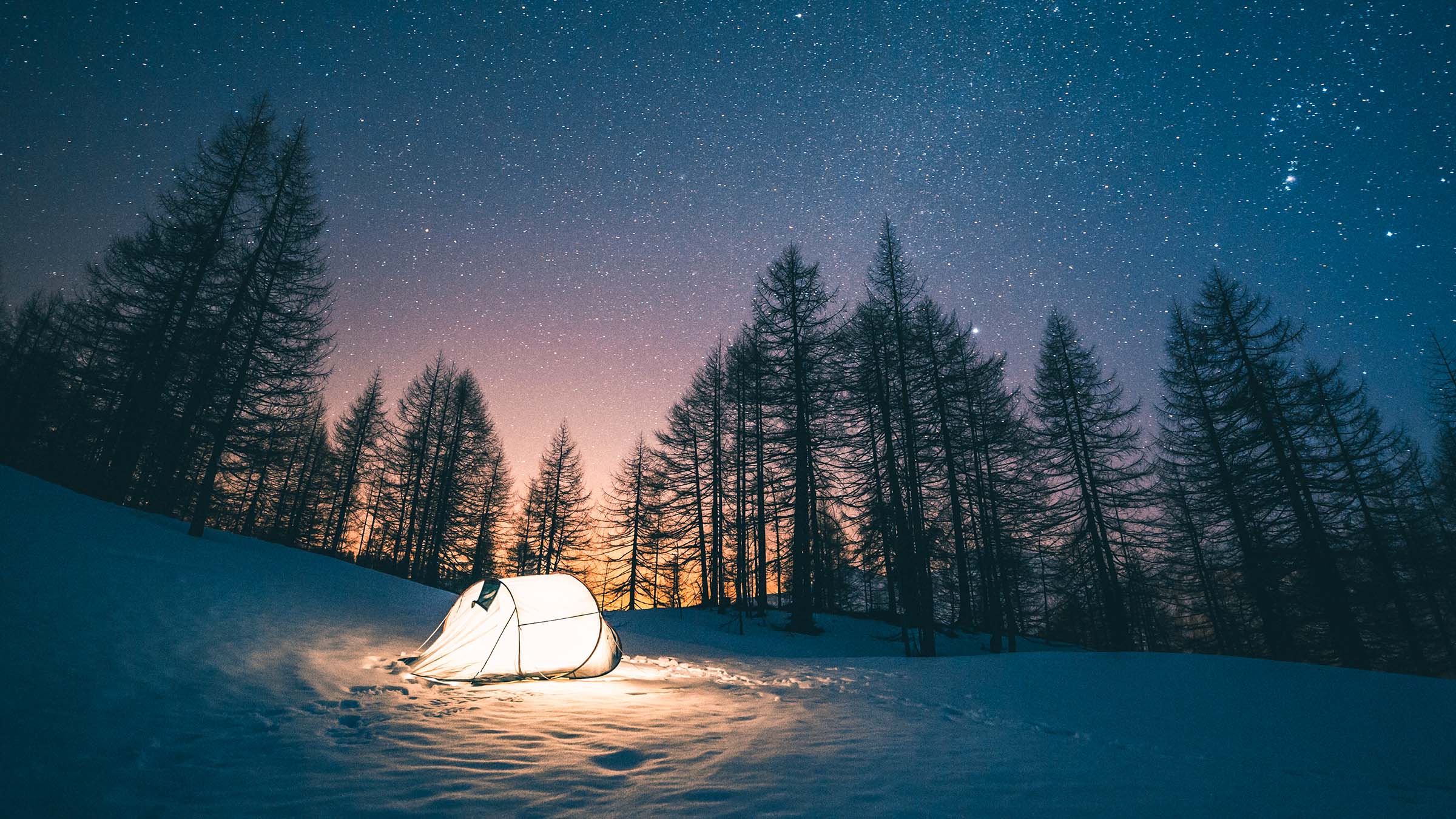 Winter camping