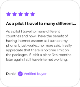 Testimonial showcasing a review of she sim by bnesim, highlighting its features and user satisfaction.