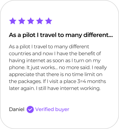 Testimonial showcasing a review of she sim by bnesim, highlighting its features and user satisfaction.