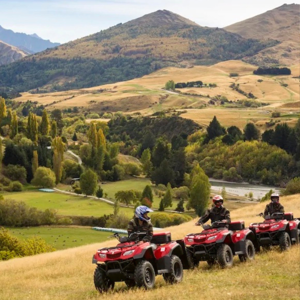 A collage of adventure sports activities showcasing thrilling experiences in various outdoor locations.