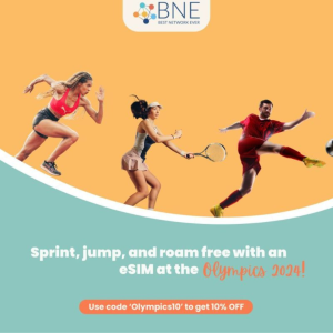 Sprint, Jump and roam free with an esim at the olympics 2024