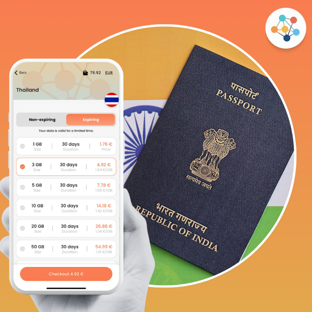 Thailand eSIM for Indian travelers