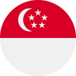 Singapore Country Logo in rounded circle