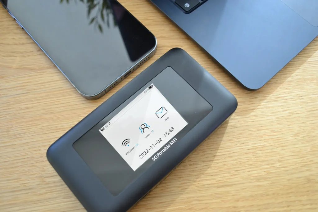 Visual representation of BNE GO devices highlighting their features for enhanced international communication and connectivity.