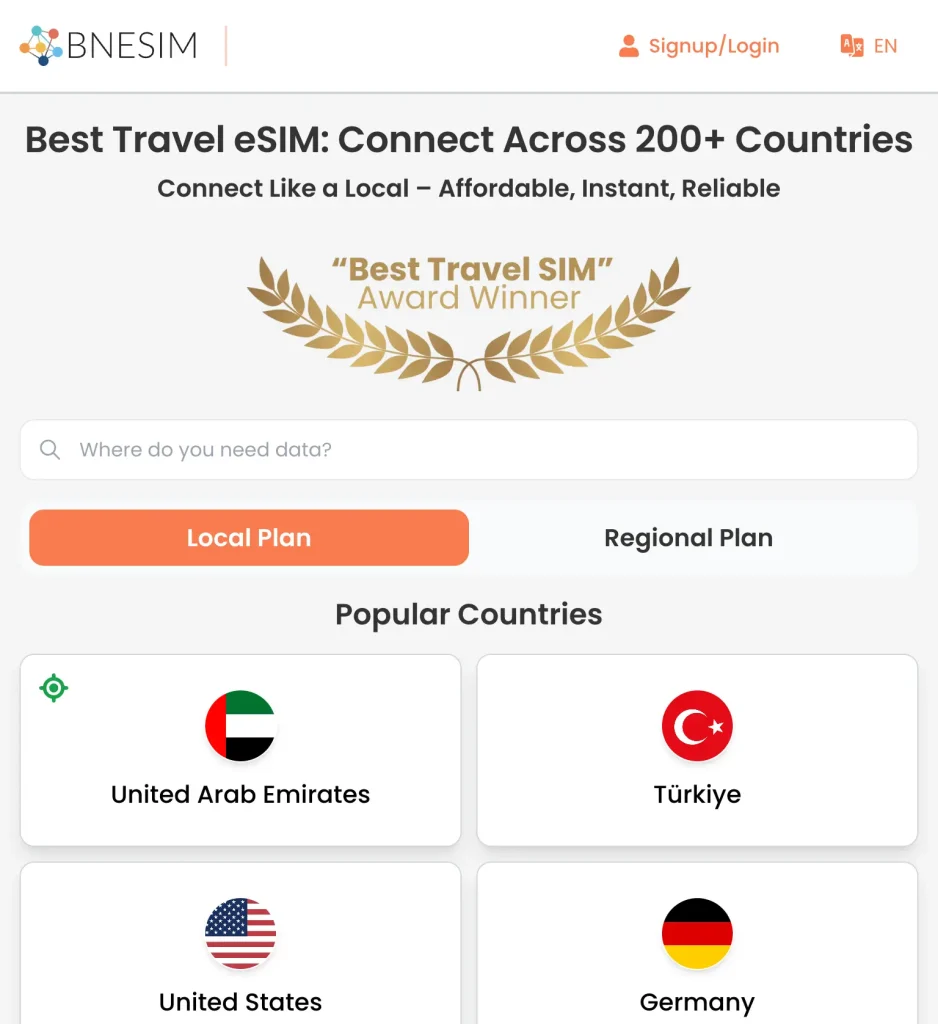 Top-up from website Step 1