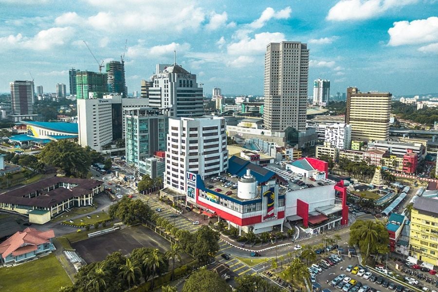 Johor Bahru city view