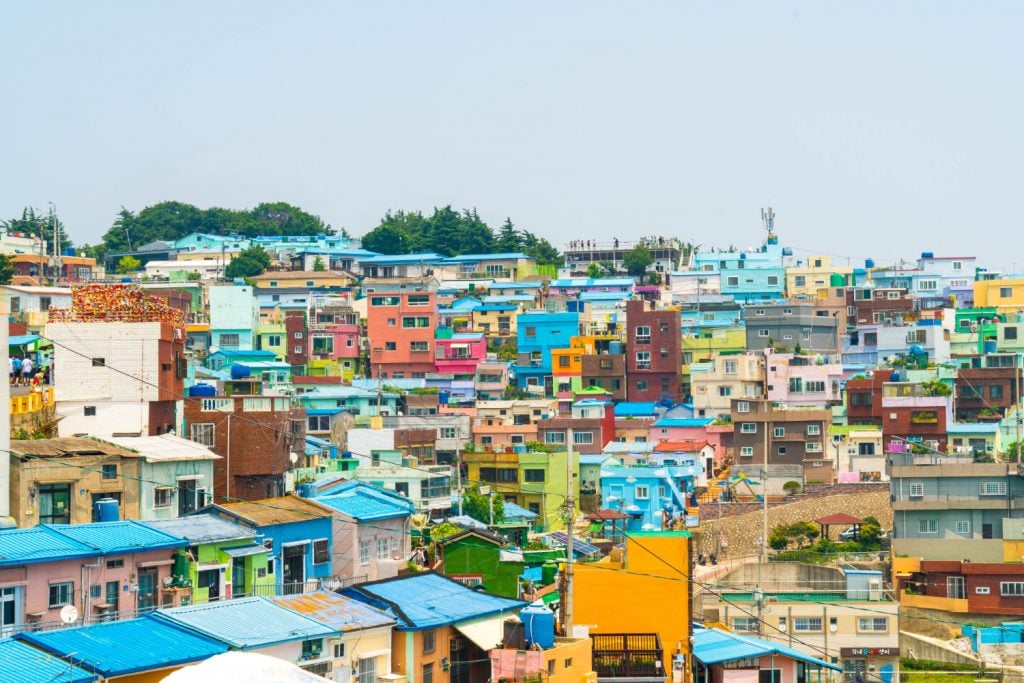 the city view of Busan, South Korea