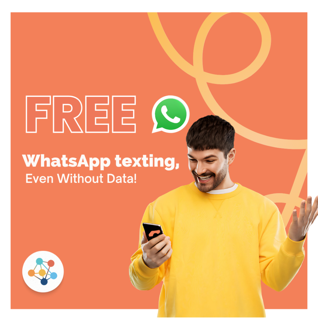 How to text on whatsapp without using mobile data