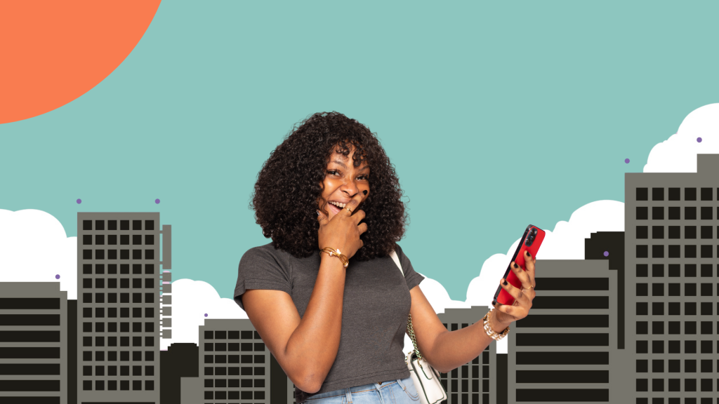 a traveler is excited to use the new esim features with ios 26