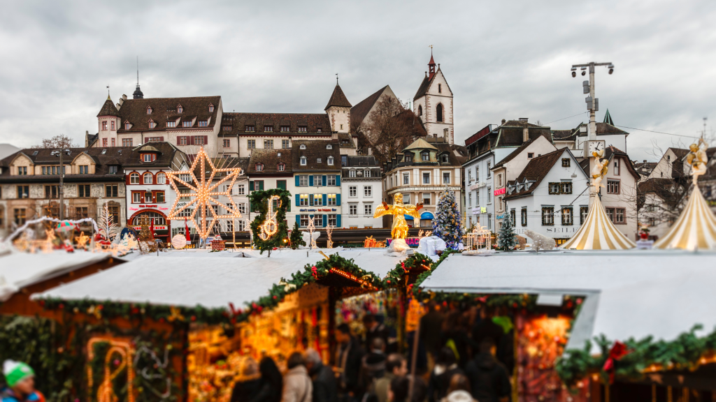Christmas market in Basel, Switzerland