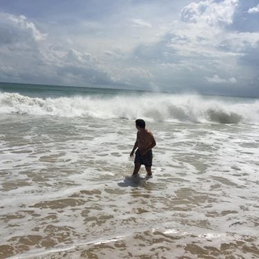 1 moment before i was splashed away:) #bnesimppl