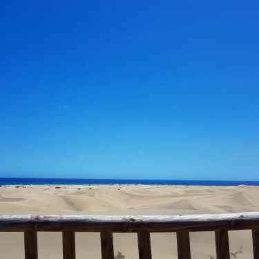 Und schon da vorne küsst das Salzwasser den Sand! #grancanaria #spain #canaryislands #maspalomas #sun…