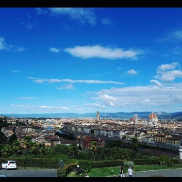 Day #me #florence #weekend #view #piazzalemichelangelo #church #funnyface #breakfast #l4l #l4f #f4f #f4l #italiangirl…