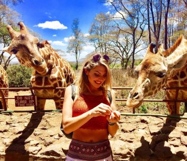 Into the wild !! #pictureoftheday #instagood #wildlife #nairobi #kenya #giraffes #me #instalully007 #cute #animals…