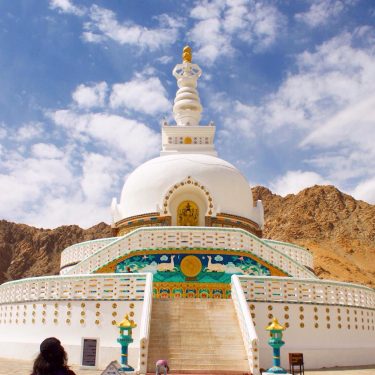 Shanti Stupa – Leh, Ladakh . . . . #artsy #aesthetic #photography #instagoals #feedgoals…