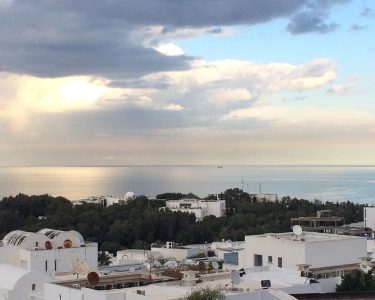 The calme before the . . . #tunis #tunisia #gamarth #sea #seaview #storm #…