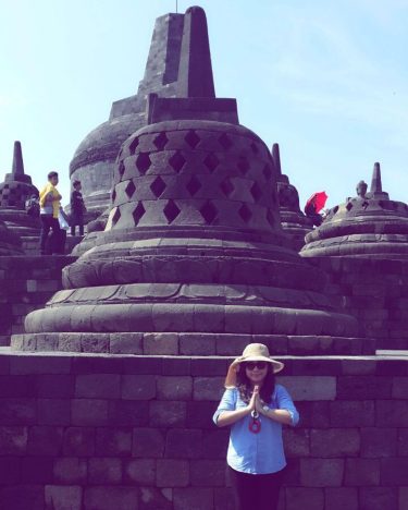 Borobudur, the great Buddhist stupa on Java and The largest Buddhist monument in the…