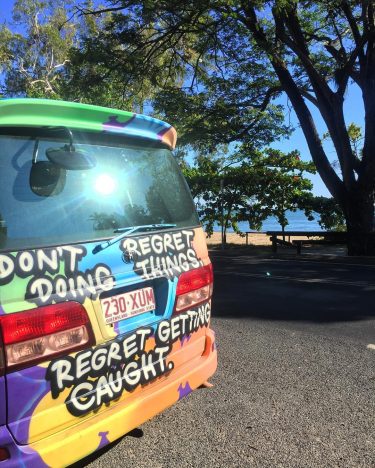 Careless of our special request of a van with a watermelon pic on This…